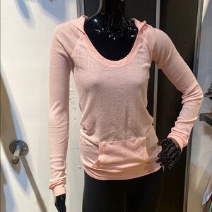 Charlotte Russe Pink Long Sleeve Hoodie